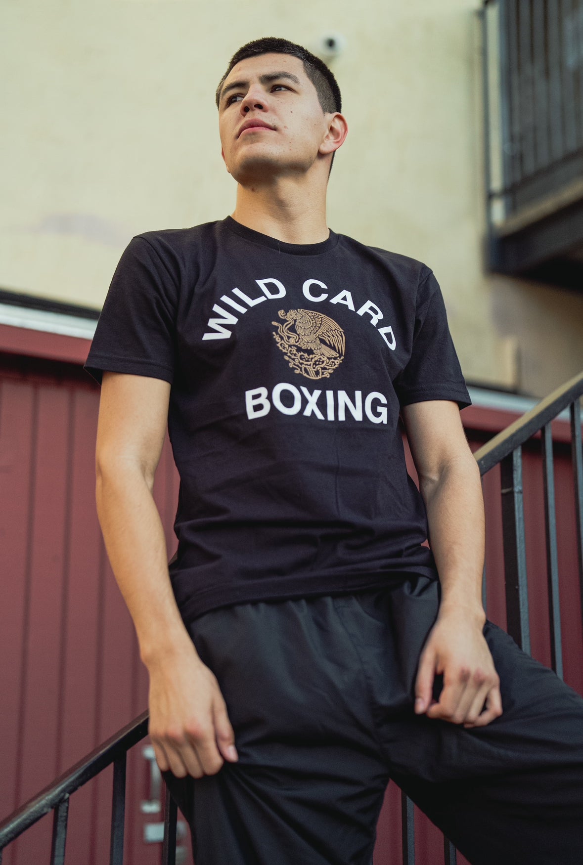 Wild Card Boxing Viva Mexico Shirt - Black/Bronze/White