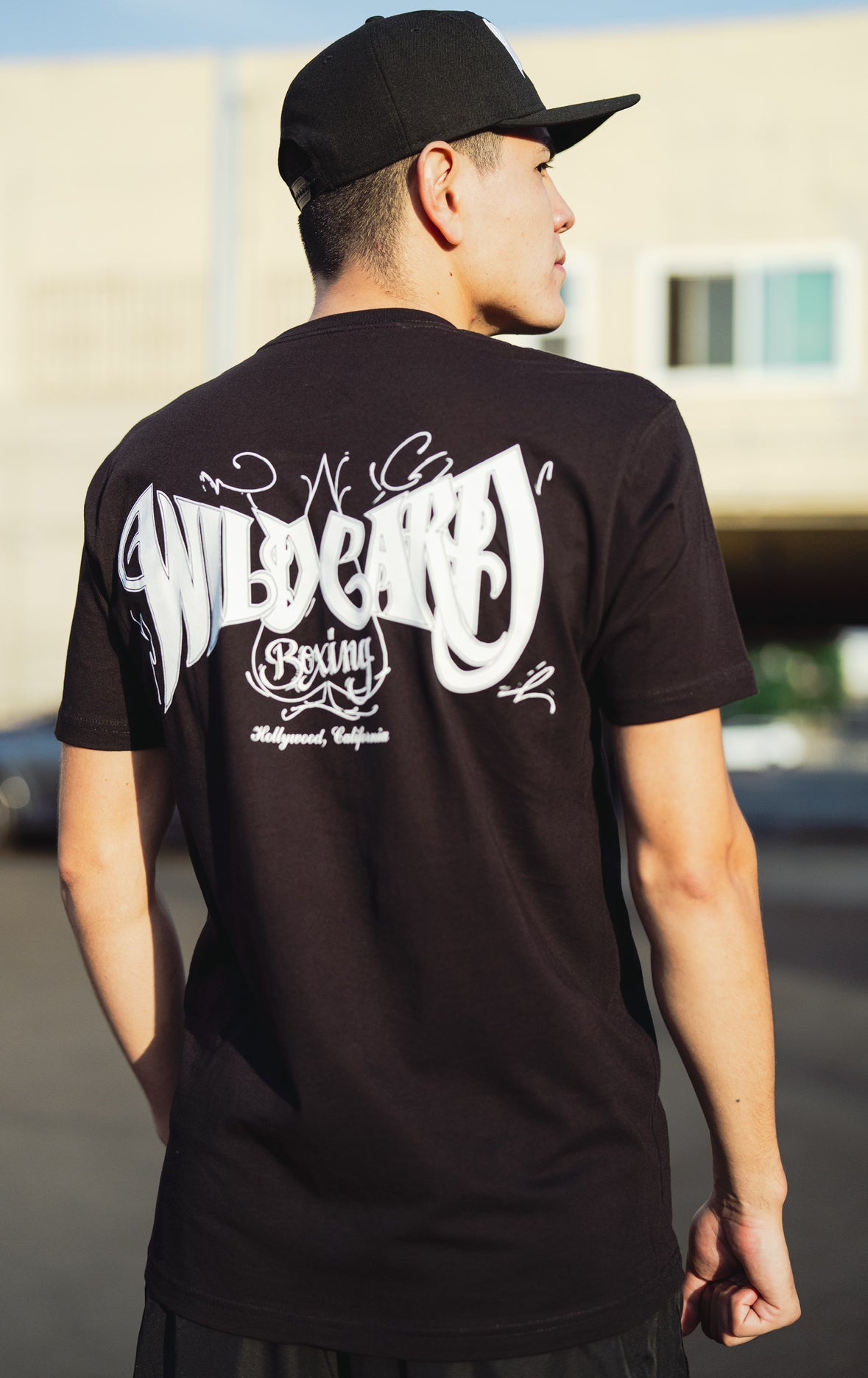 Wild Card Boxing Tag Logo Shirt - Black/White