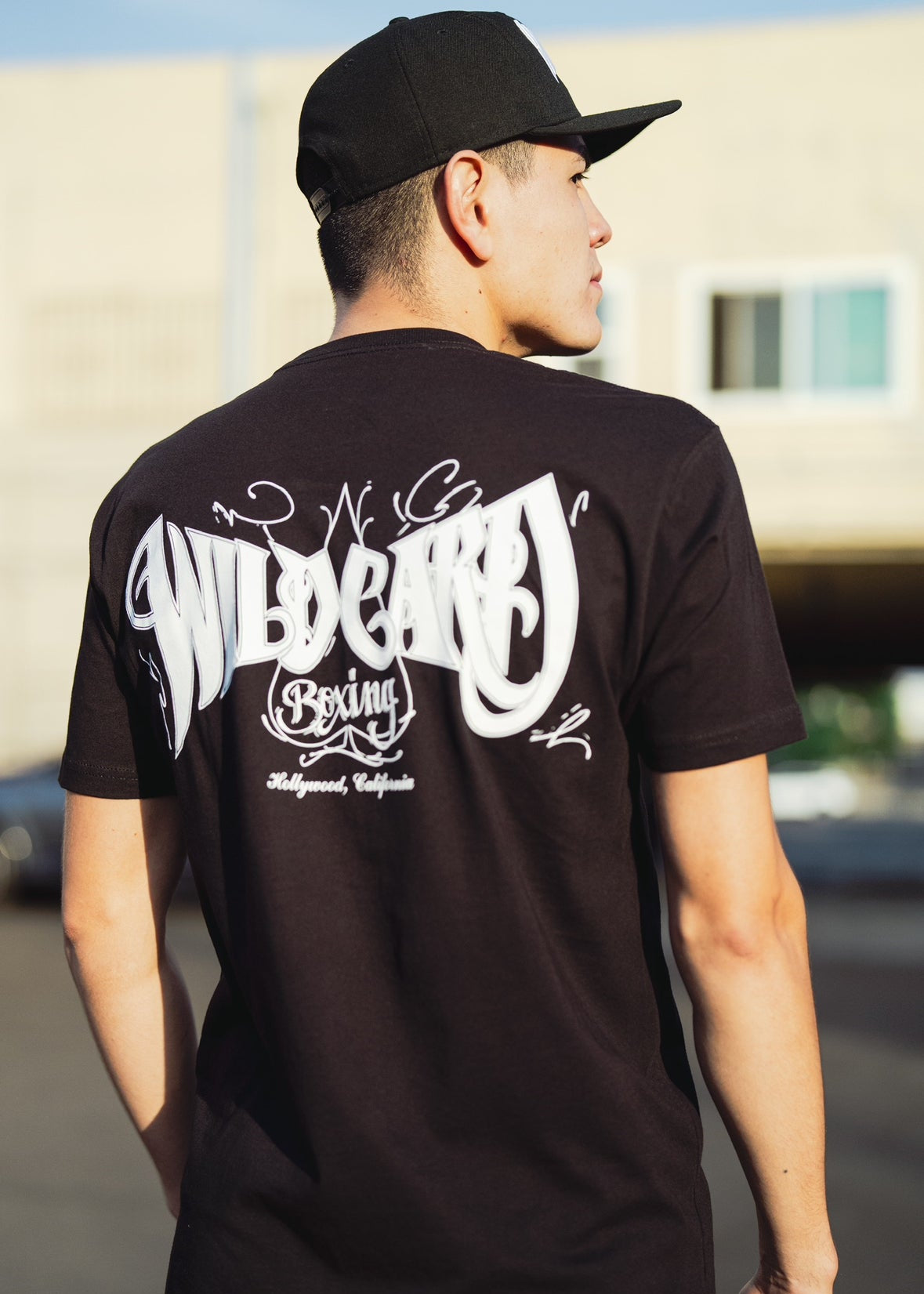 Wild Card Boxing Tag Logo Shirt - Black/White