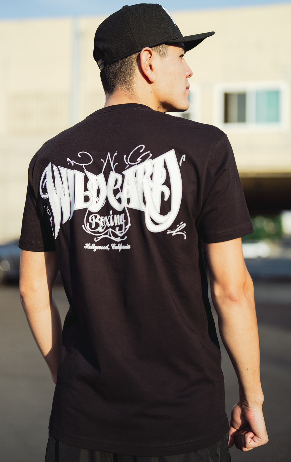 Wild Card Boxing Tag Logo Shirt - Black/White