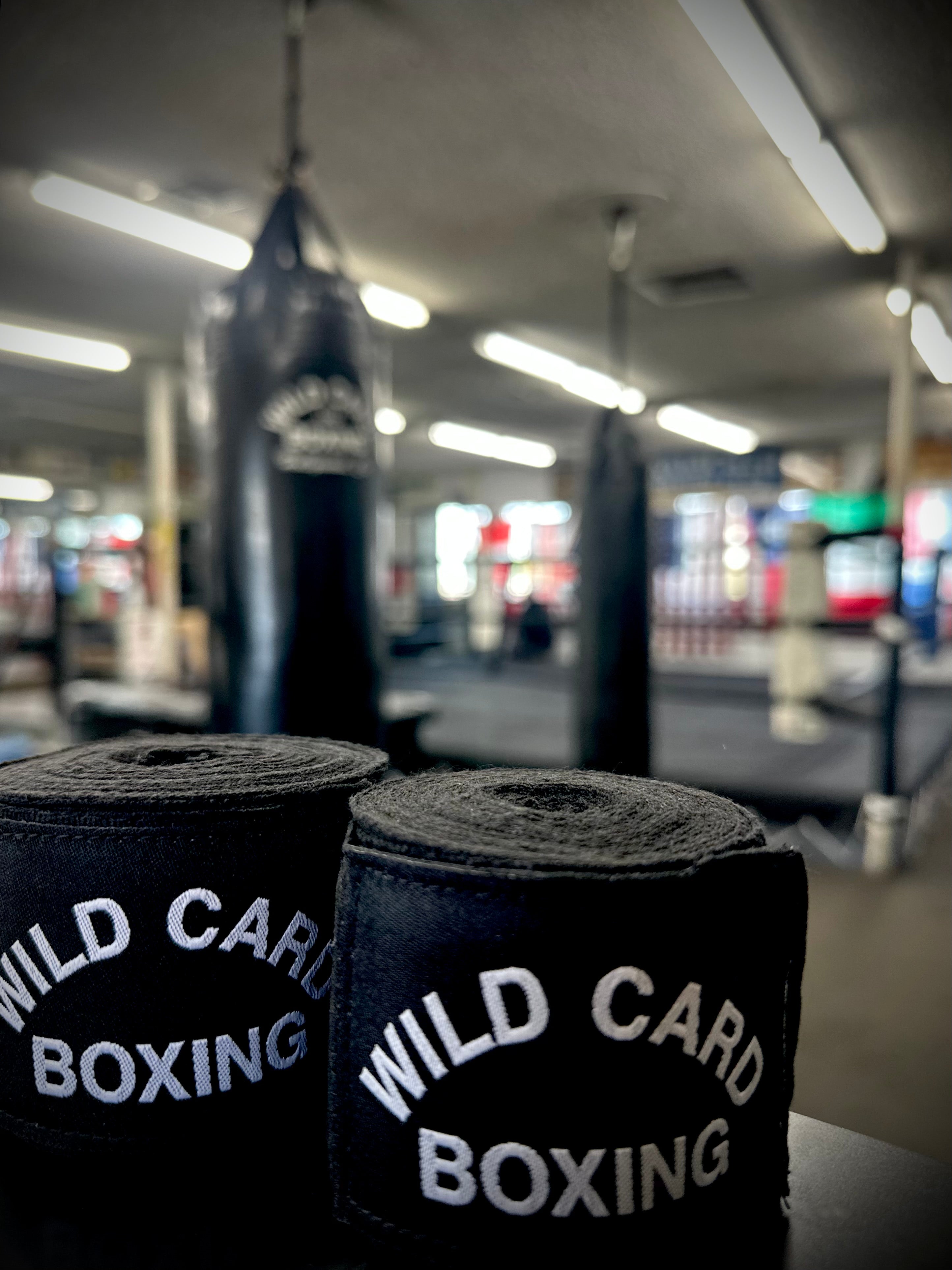Wild Card Boxing Hand Wraps - Black