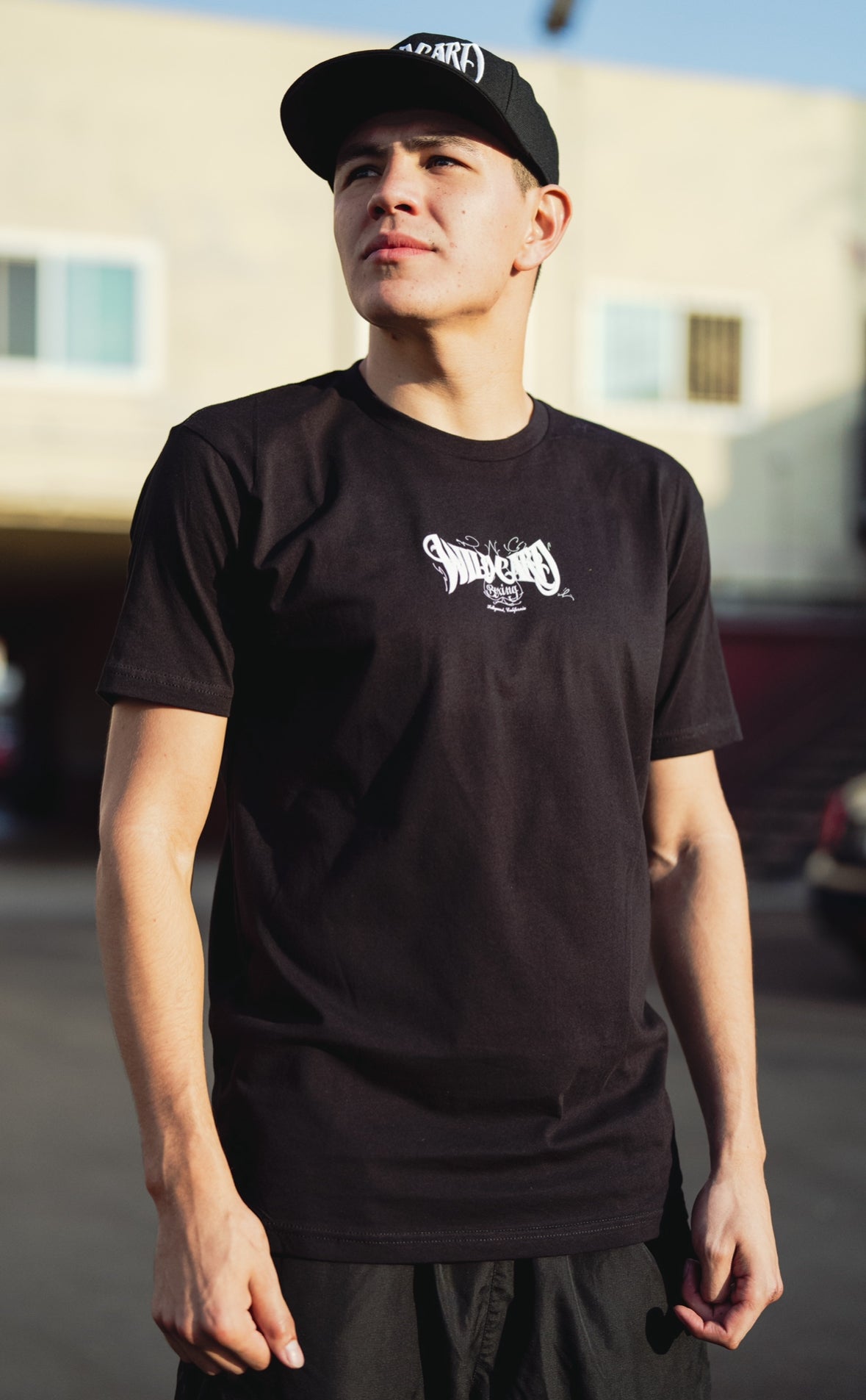 Wild Card Boxing Tag Logo Shirt - Black/White