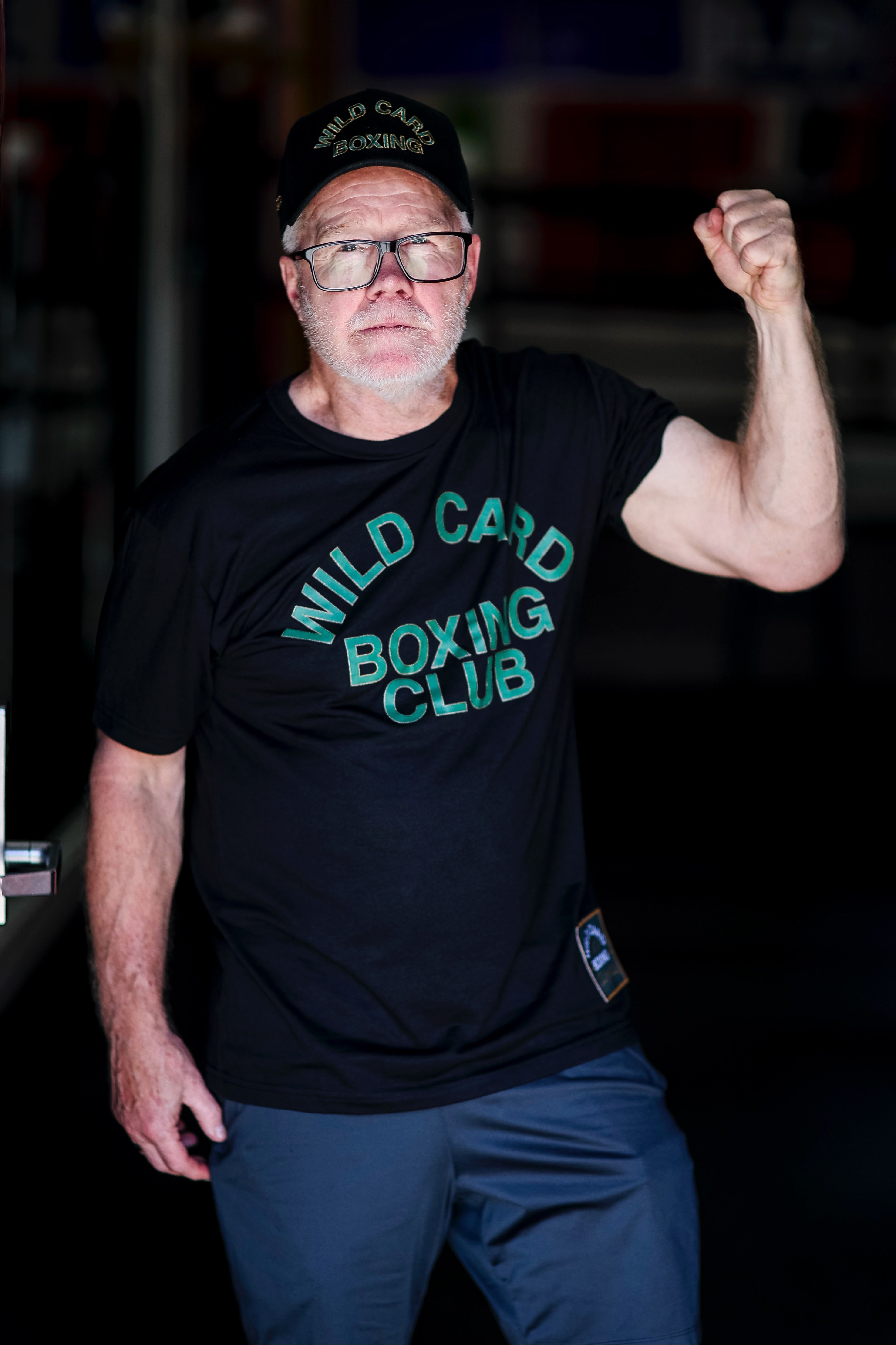 Wild Card Boxing Old School Logo 30th Anniversary Shirt - Black/Green/Gold *Limited Edition*