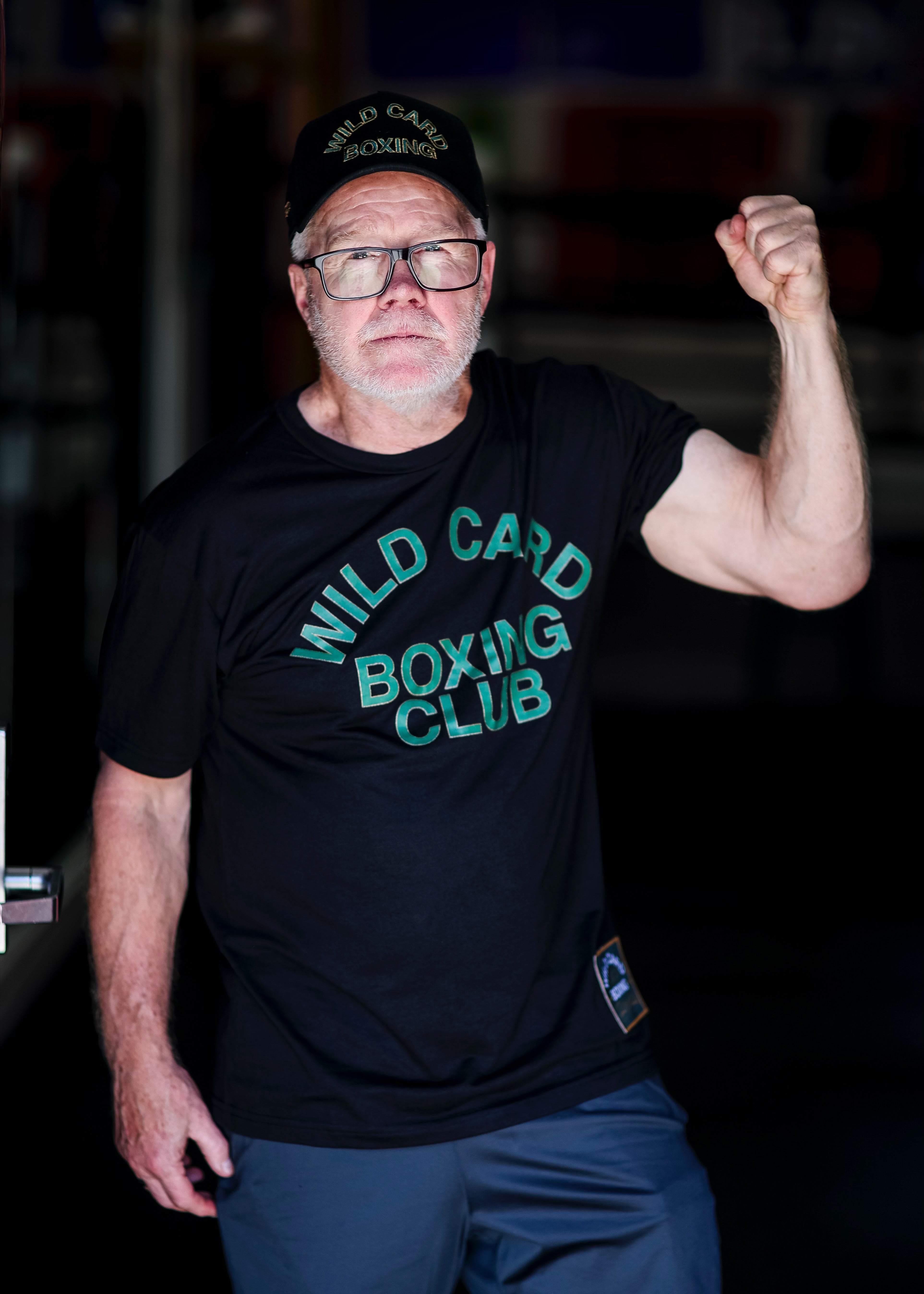 Wild Card Boxing Old School Logo 30th Anniversary Shirt - Black/Green/Gold *Limited Edition*