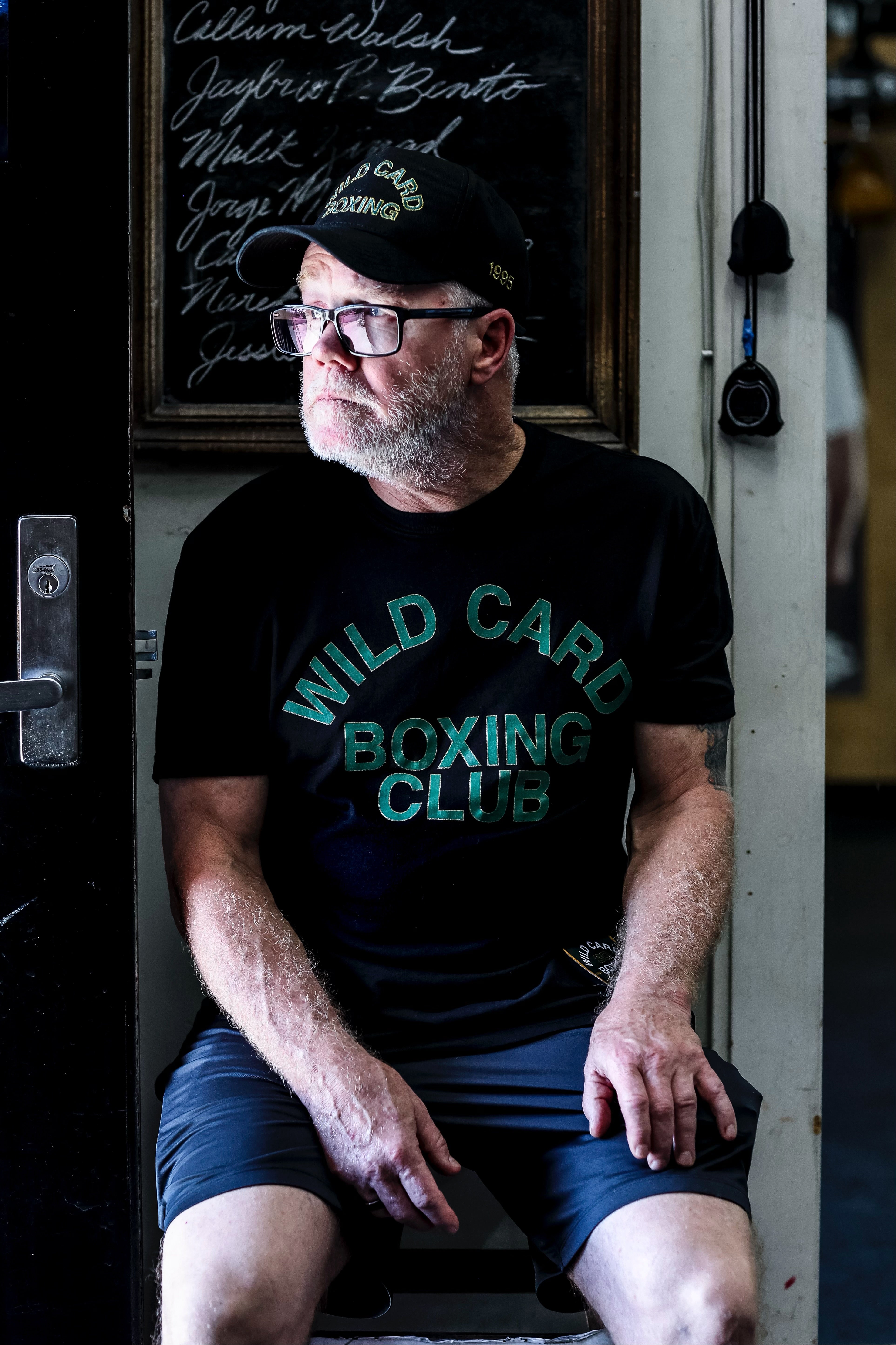 Wild Card Boxing Old School Logo 30th Anniversary Shirt - Black/Green/Gold *Limited Edition*