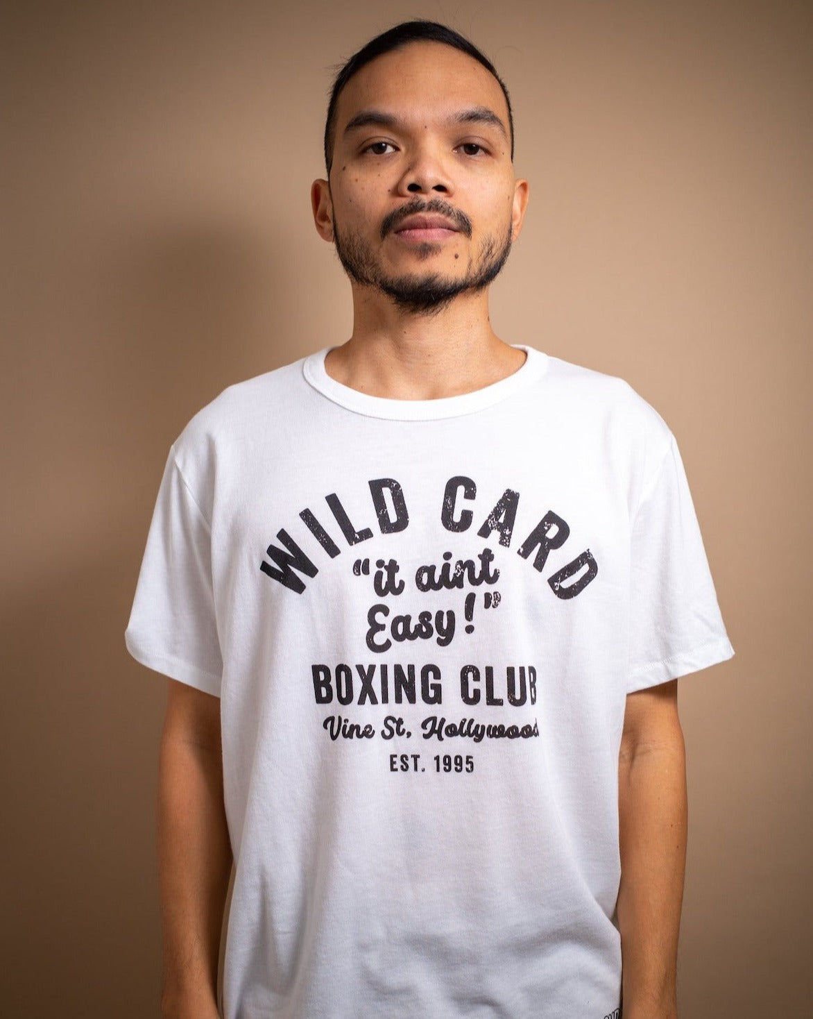 Wild Card Boxing x Superare "It Ain’t Easy!” Shirt - White