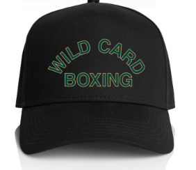 Wild Card Boxing Old School Logo 30th Anniversary Snapback Hat - Black/Green/Gold **Limited Edition**