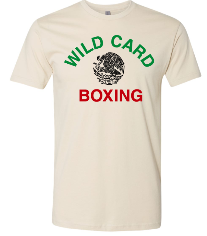 Wild Card Boxing Viva Mexico Shirt - Bone/Green/Red