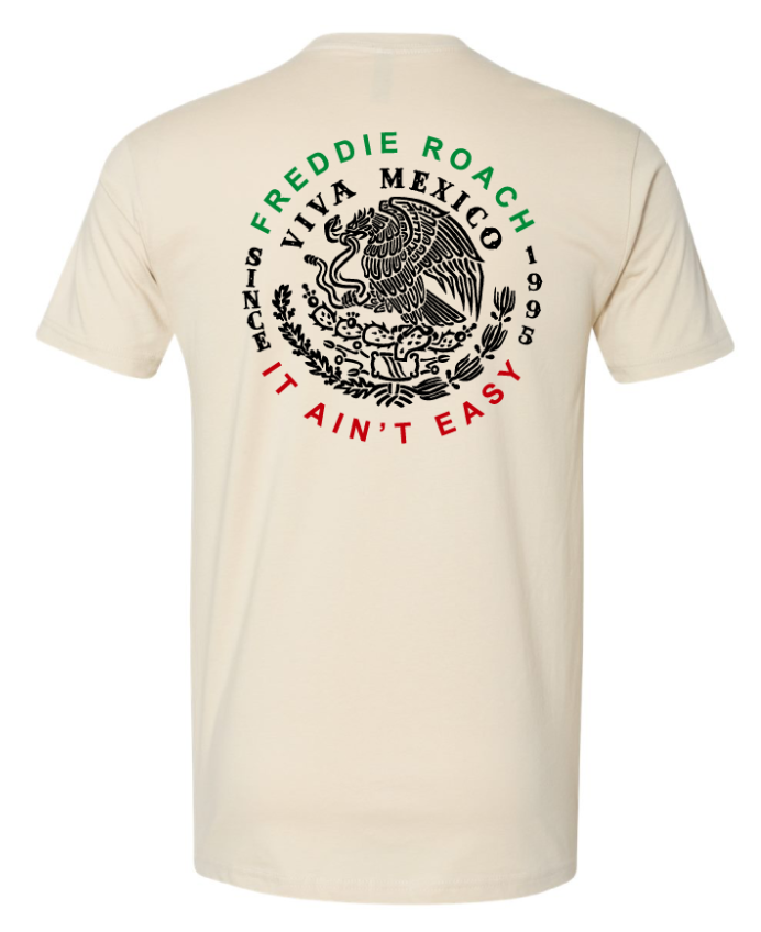 Wild Card Boxing Viva Mexico Shirt - Bone/Green/Red