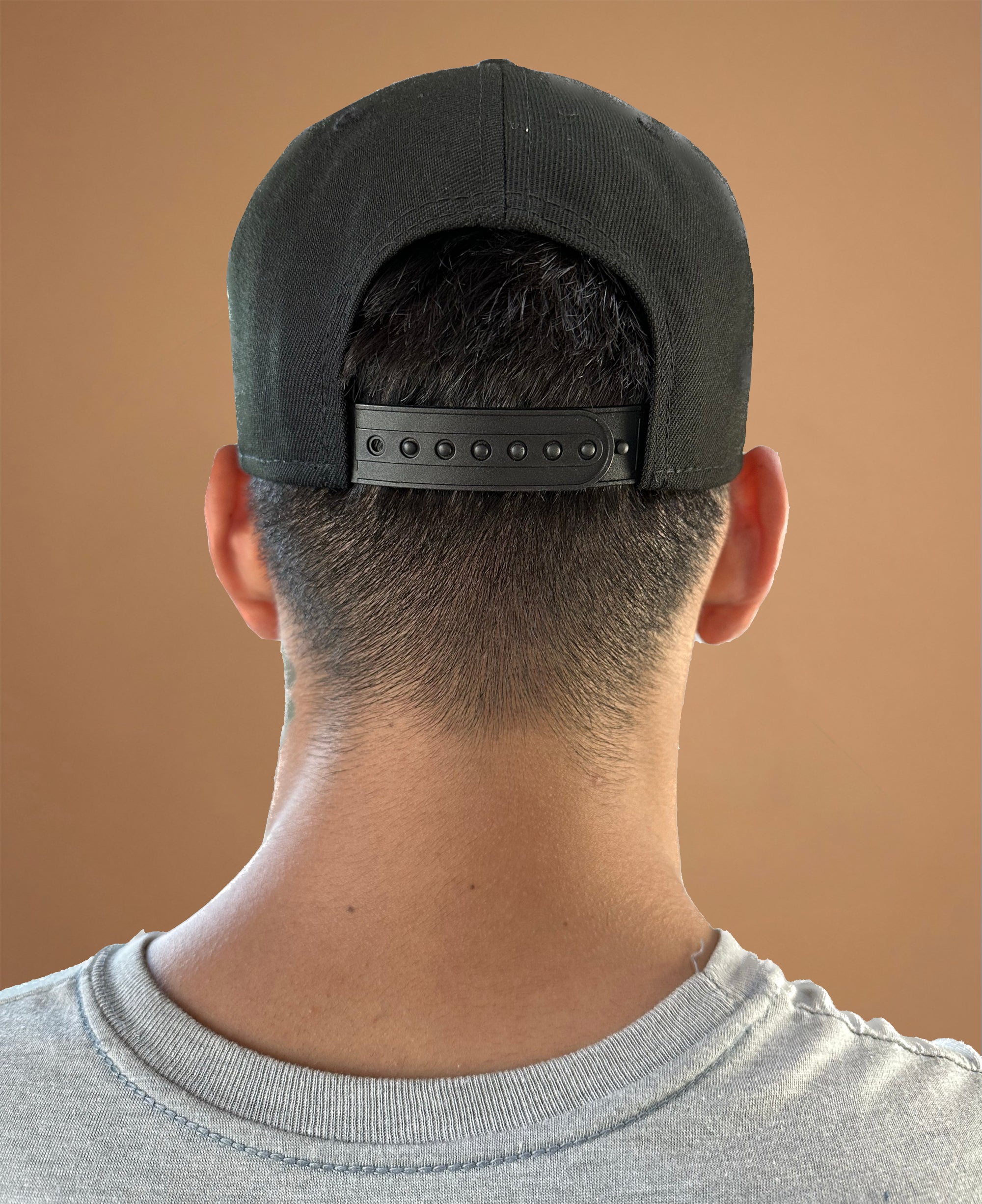 Wild Card Boxing Tag Logo Snapback Hat - Black