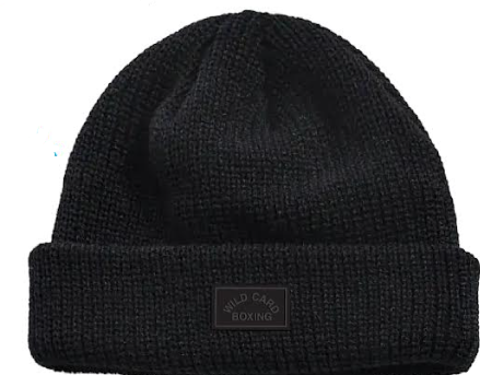 Wild Card Boxing Old School Fisherman's Beanie - Black