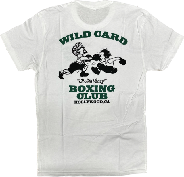 Wild Card Boxing Club Original Logo Shirt -White/Green