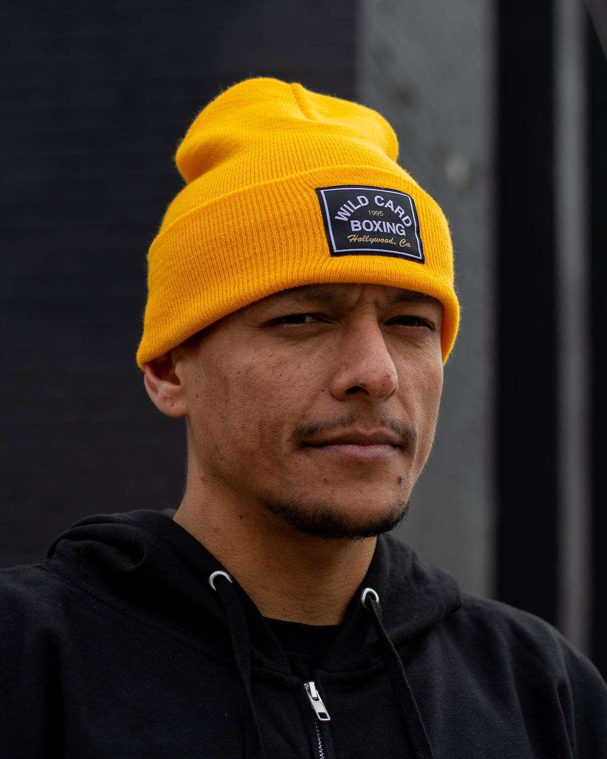 Wild Card Boxing Old School 1995 Logo Beanie - Gold