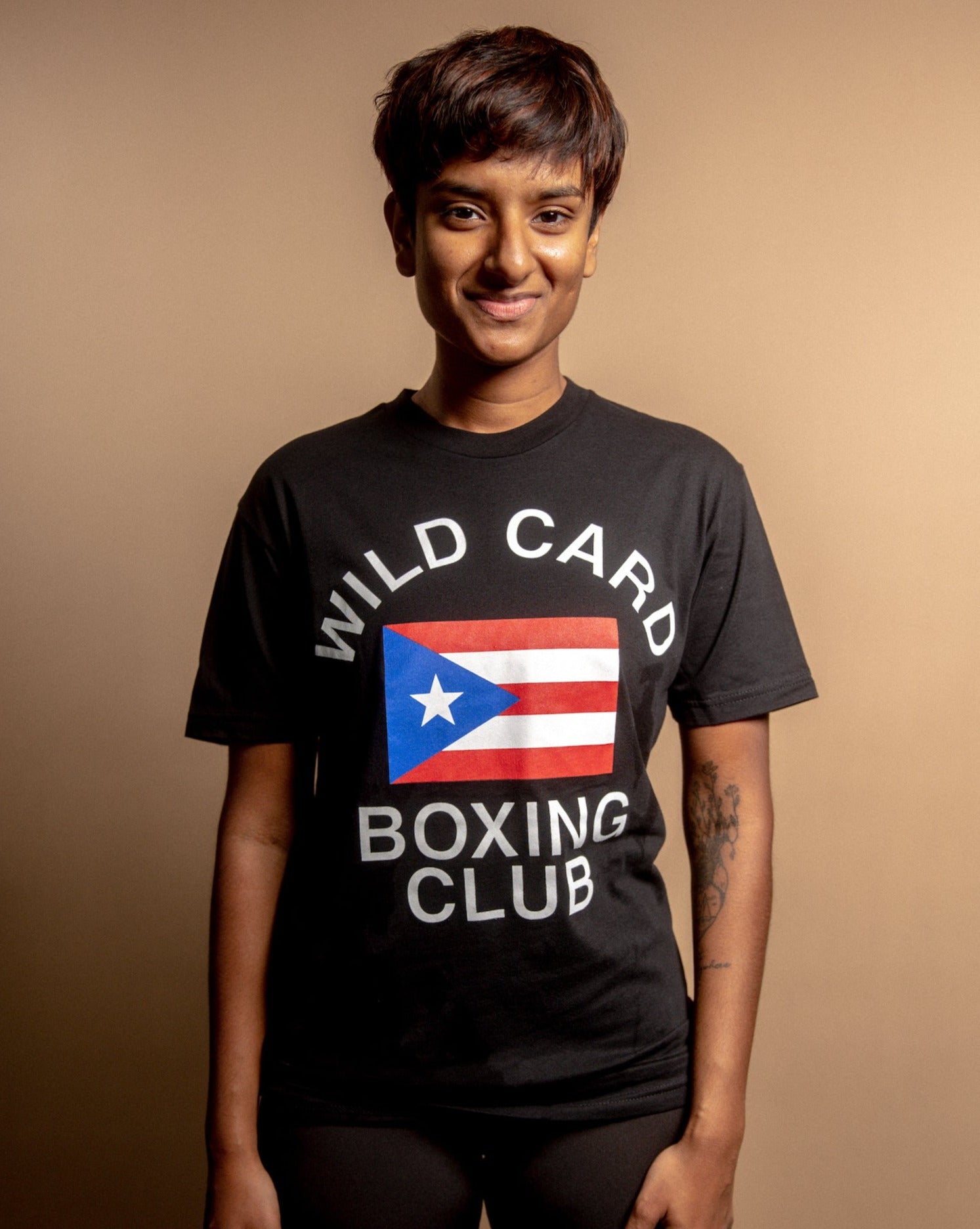 Wild Card Boxing Club Puerto Rico Logo Shirt - Black