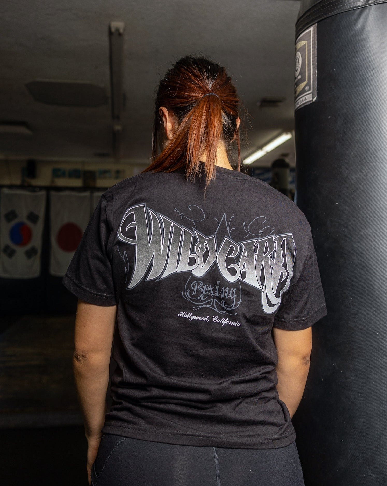 Wild Card Boxing Tag Logo Shirt - Black/Grey