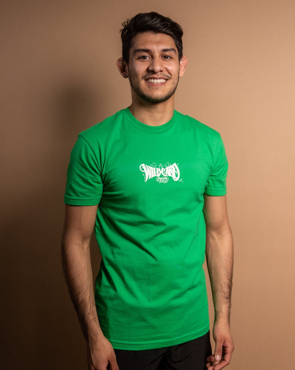 Wild Card Boxing Tag Logo Shirt - Green/White