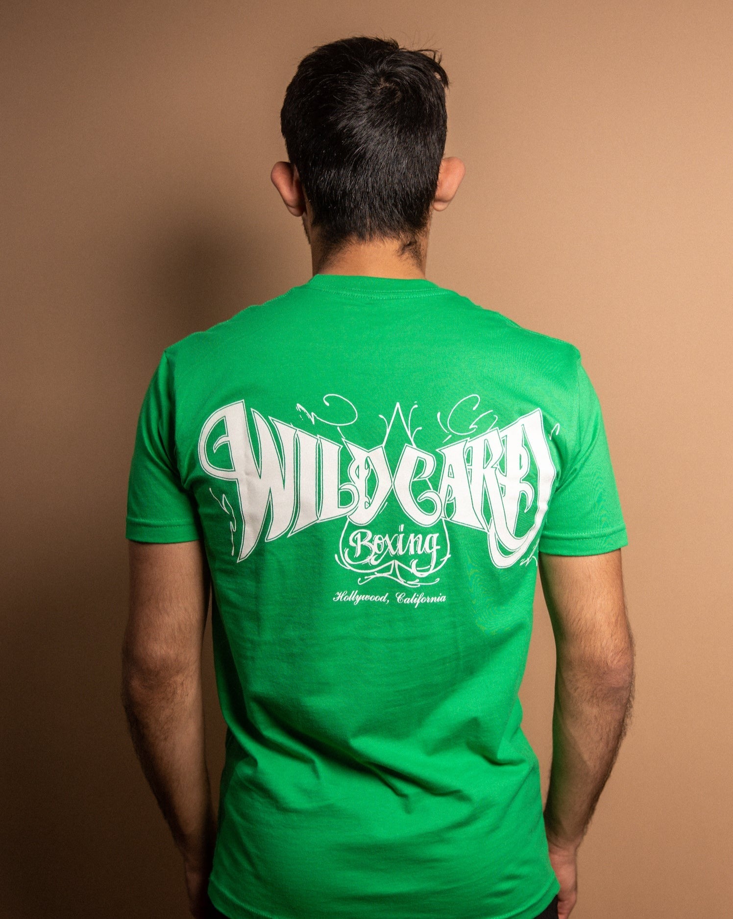 Wild Card Boxing Tag Logo Shirt - Green/White