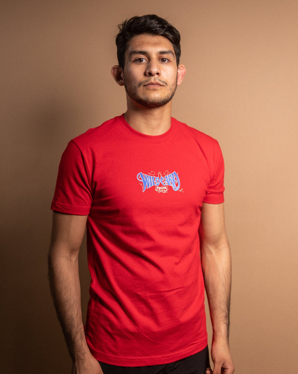 Wild Card Boxing Tag Logo Shirt - Red/Blue