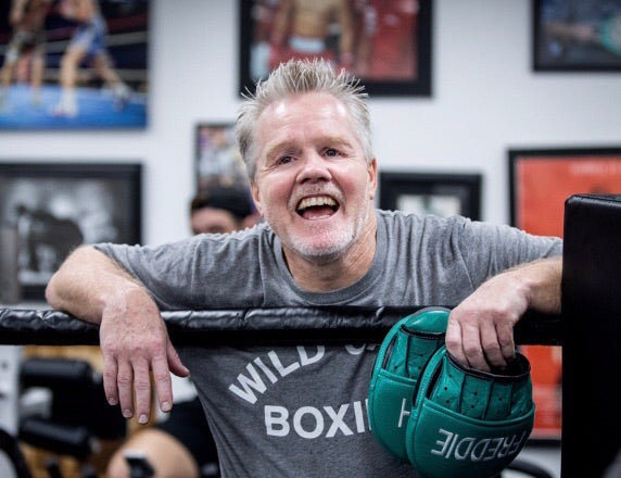 Wild Card Boxing Old School Logo Shirt - Grey/White