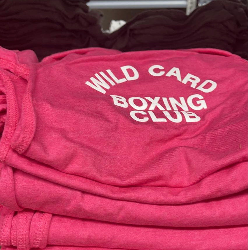 Wild Card Boxing Club Old School Logo Onesie - Vintage Pink