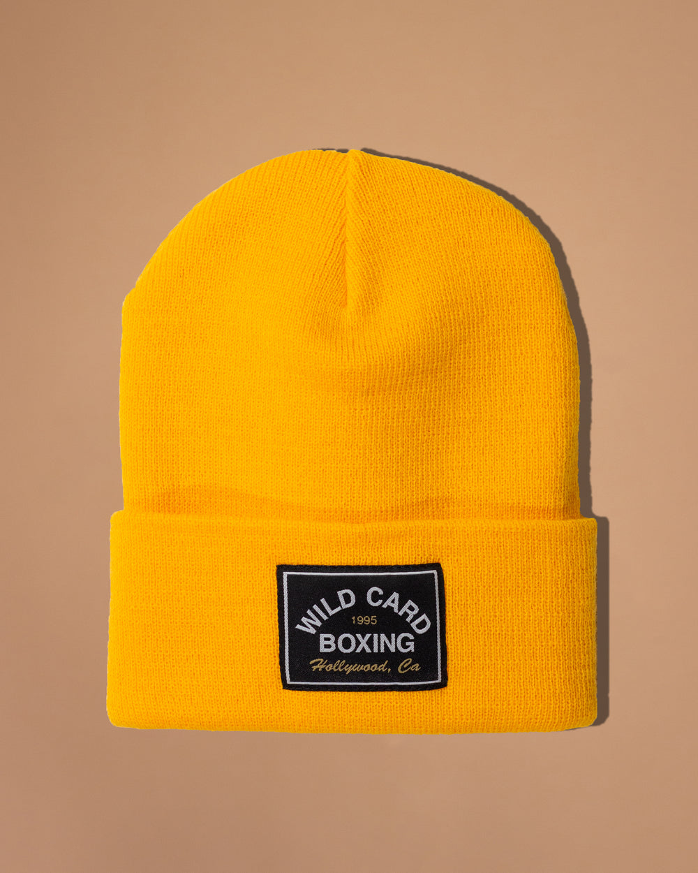 Wild Card Boxing Old School 1995 Logo Beanie - Gold