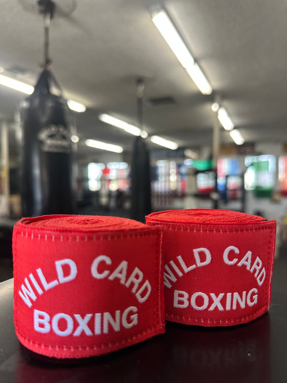 Wild Card Boxing Hand Wraps - Red