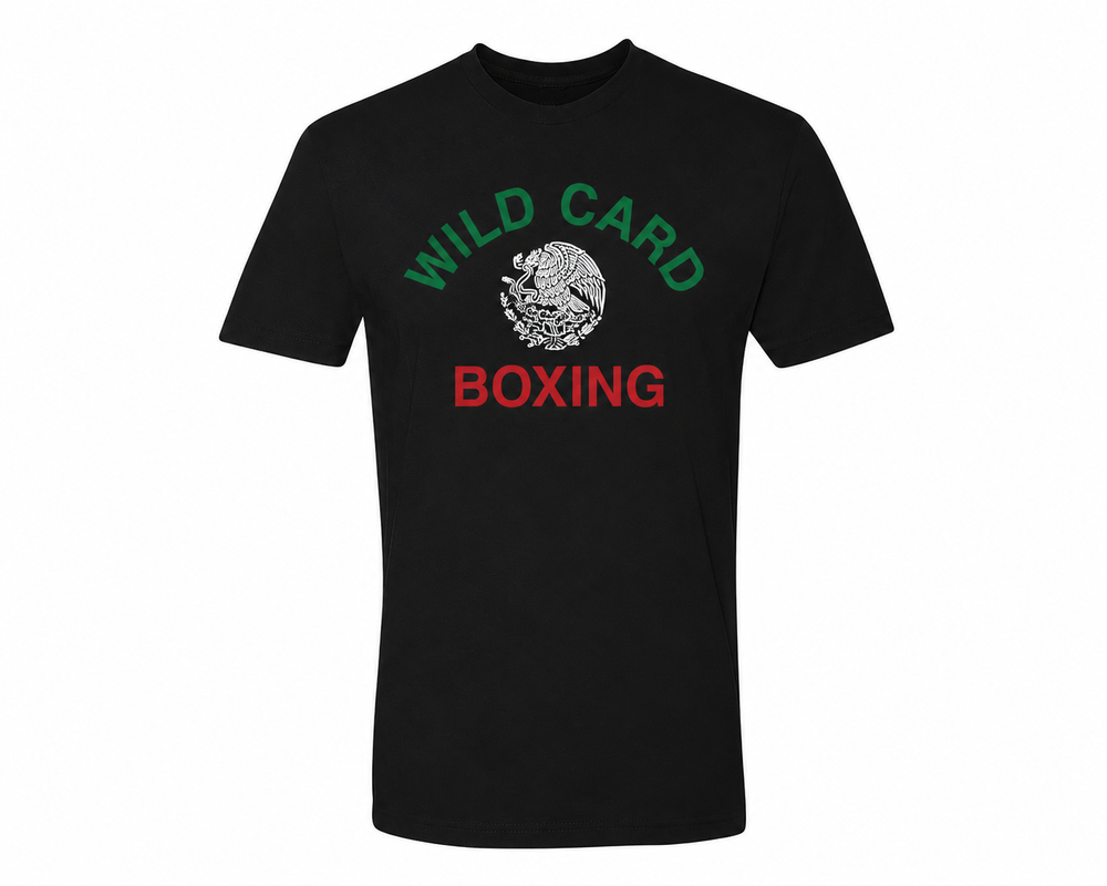 Wild Card Boxing Viva Mexico Shirt - Blk/Rd, Wht, Grn