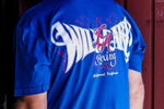 Wild Card Boxing LA Tag Logo Shirt - Blue/White/Red