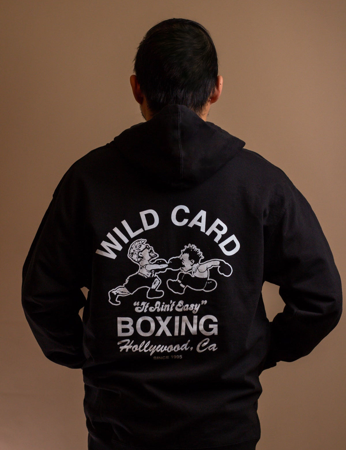 Wild Card Boxing Old School Logo Windbreaker - White Camo